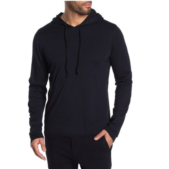 vince double layer hoodie